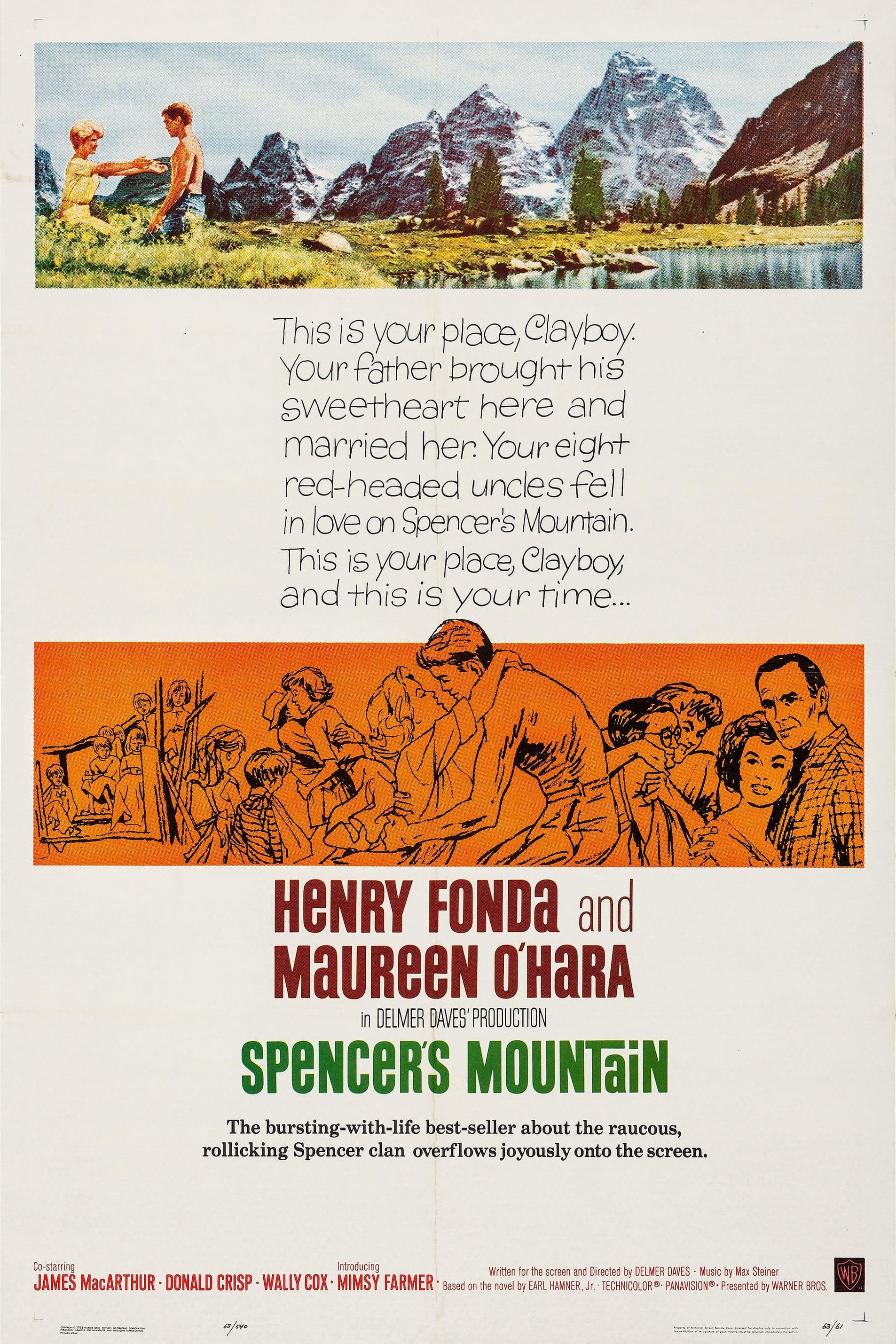 Spencer's Mountain poster