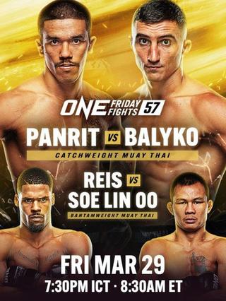 ONE Friday Fights 57: Panrit vs. Balyko poster