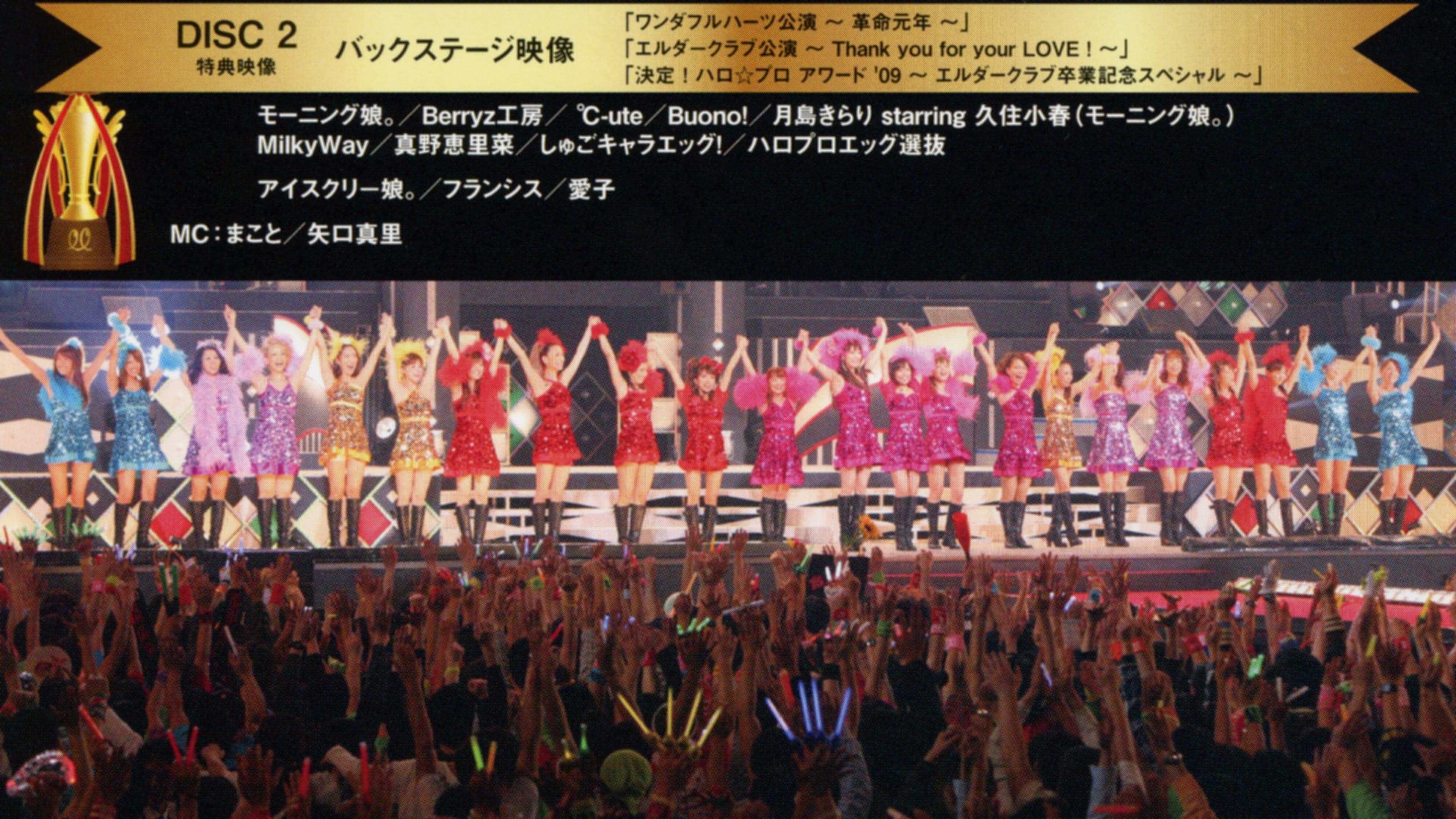 Hello! Project 2009 Winter Kettei! Hello☆Pro Award '09 ~Backstage Video~ backdrop