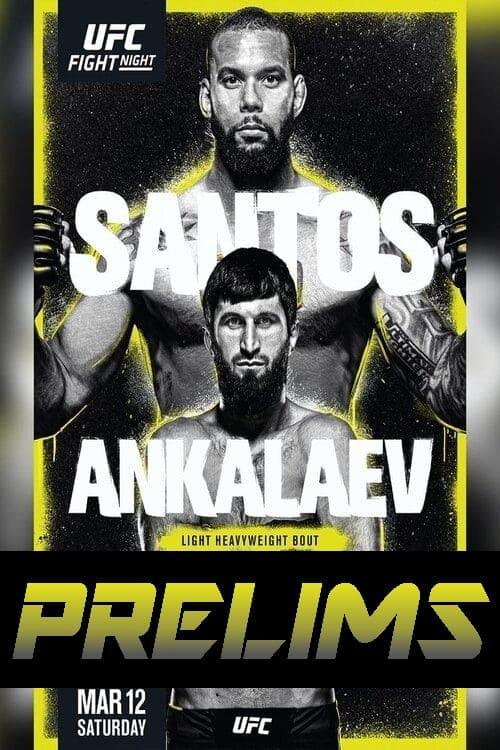 UFC Fight Night 203: Santos vs. Ankalaev poster