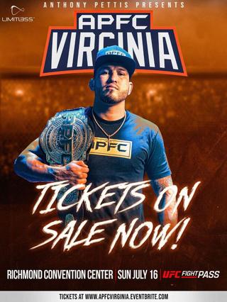 Anthony Pettis FC 6: Virginia Fight Night poster