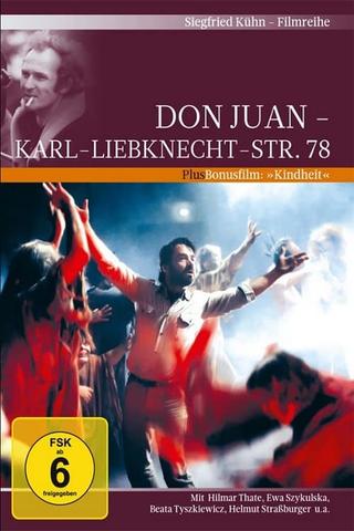 Don Juan, Karl-Liebknecht-Str. 78 poster