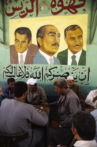 Egypt's Modern Pharaohs: Nasser poster