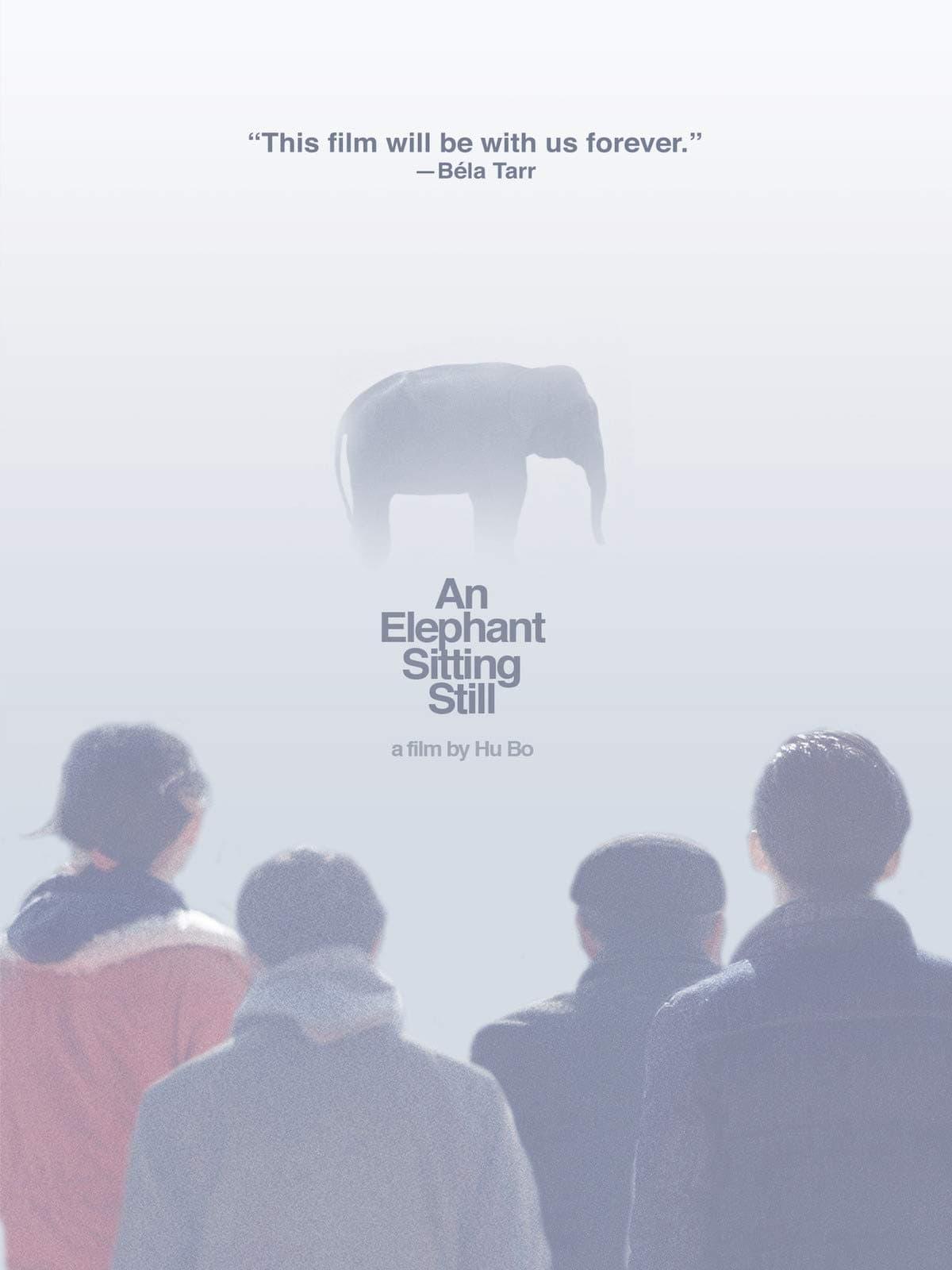 An Elephant Sitting Still poster