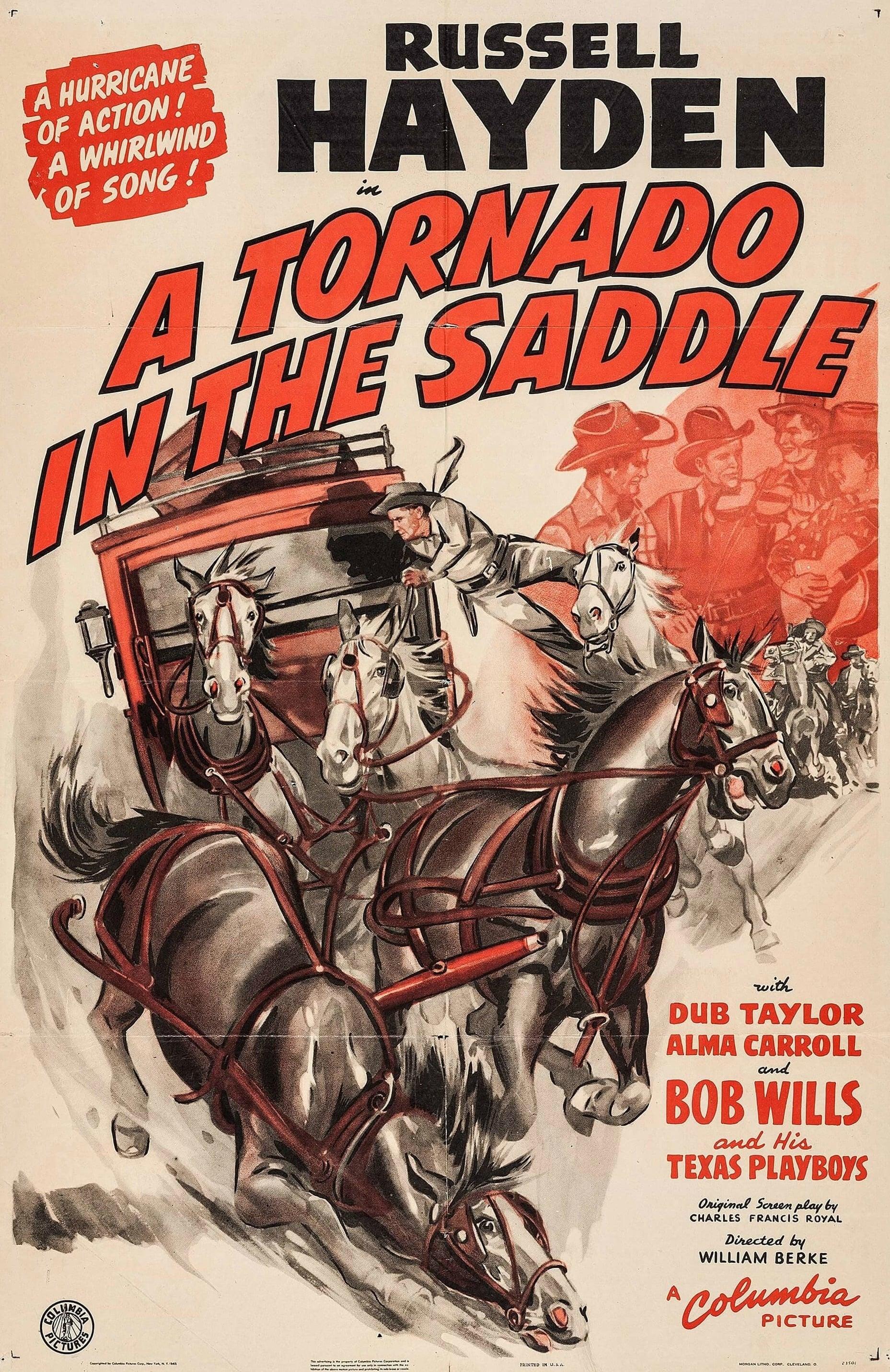 A Tornado in the Saddle poster