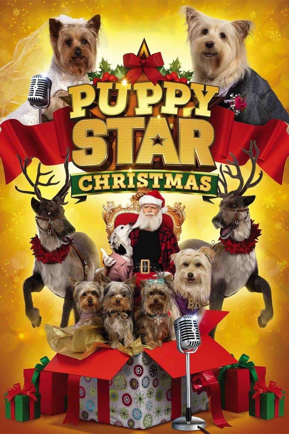Puppy Star Christmas poster