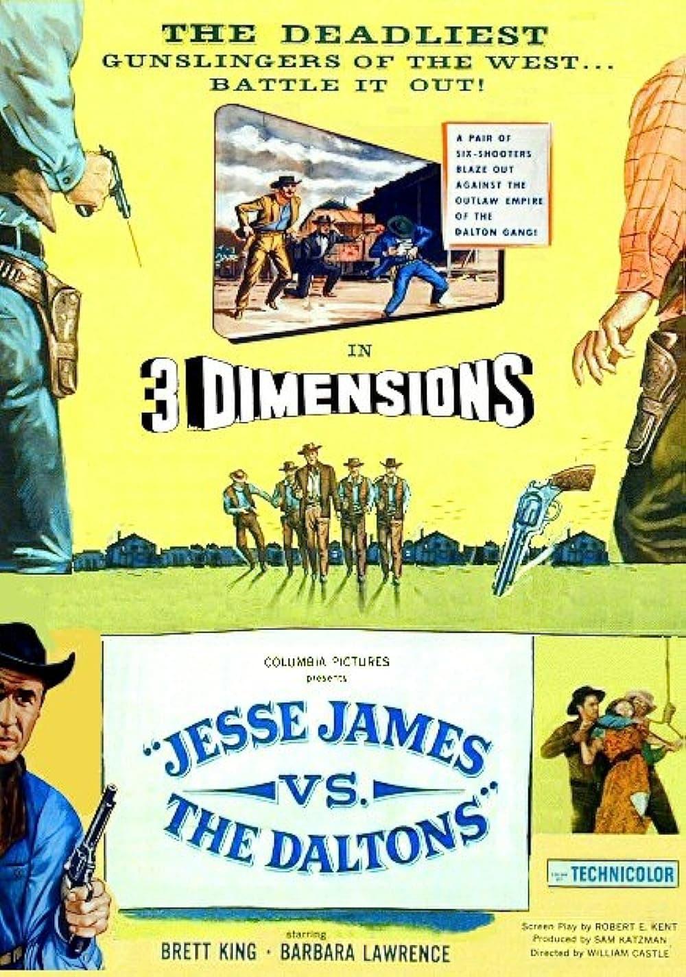 Jesse James vs. the Daltons poster