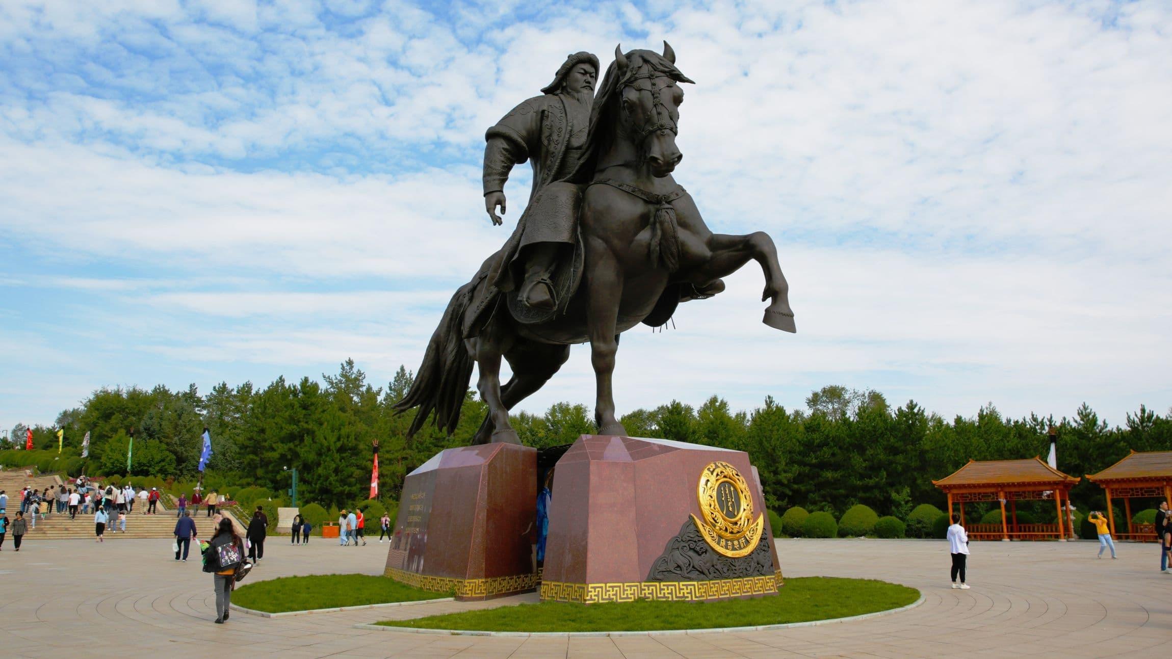 Genghis Khan's Mongolia backdrop