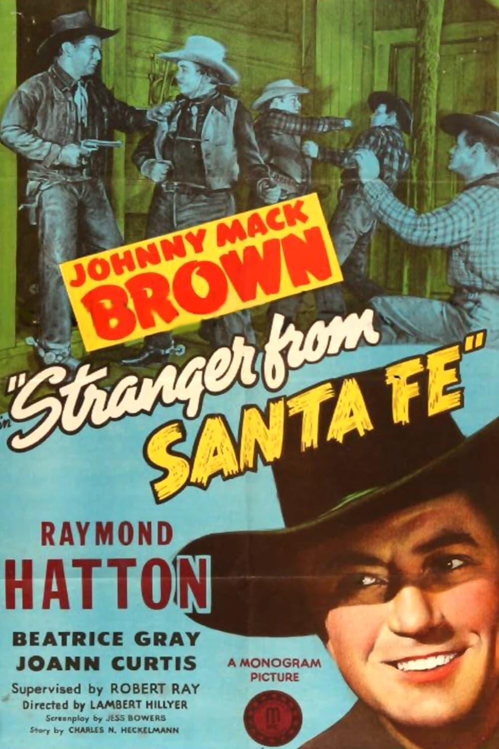 Stranger from Santa Fe poster