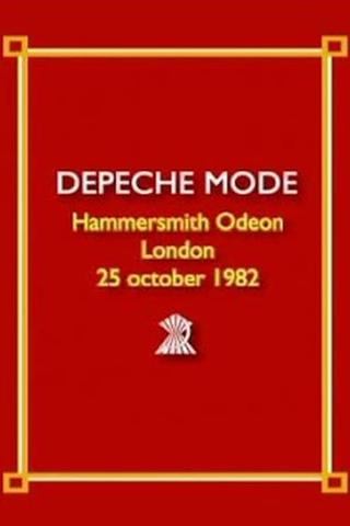 Depeche Mode: Live at Hammersmith Odeon poster