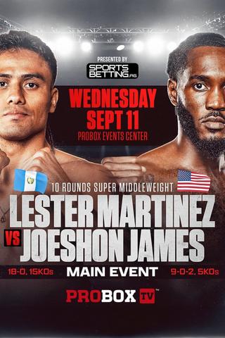 Lester Martinez vs. Joeshon James poster