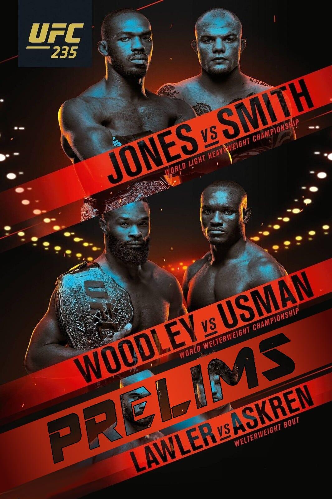 UFC 235: Jones vs. Smith poster