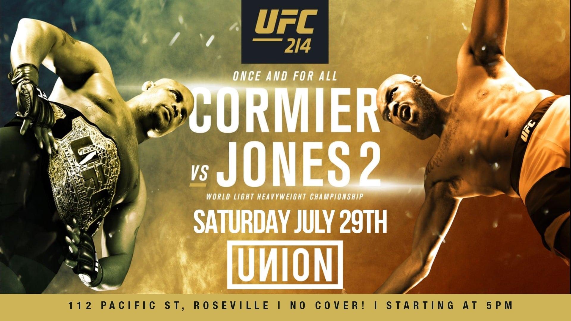UFC 214: Cormier vs. Jones 2 backdrop