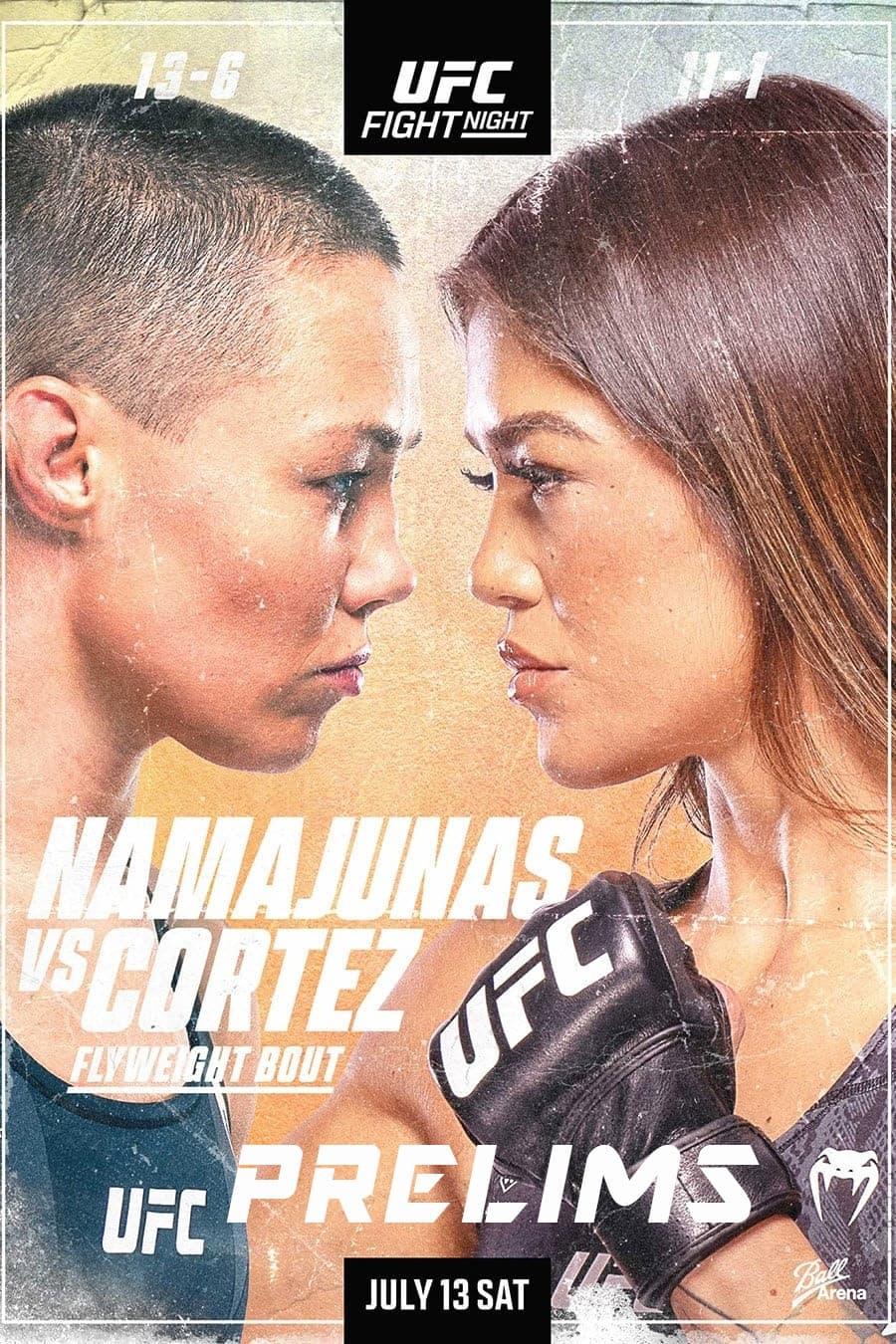 UFC on ESPN 59: Namajunas vs. Cortez poster