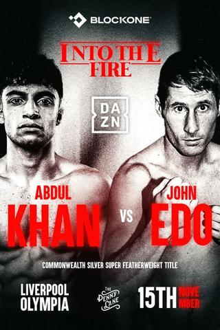 Abdul Khan vs. John Edwardson poster