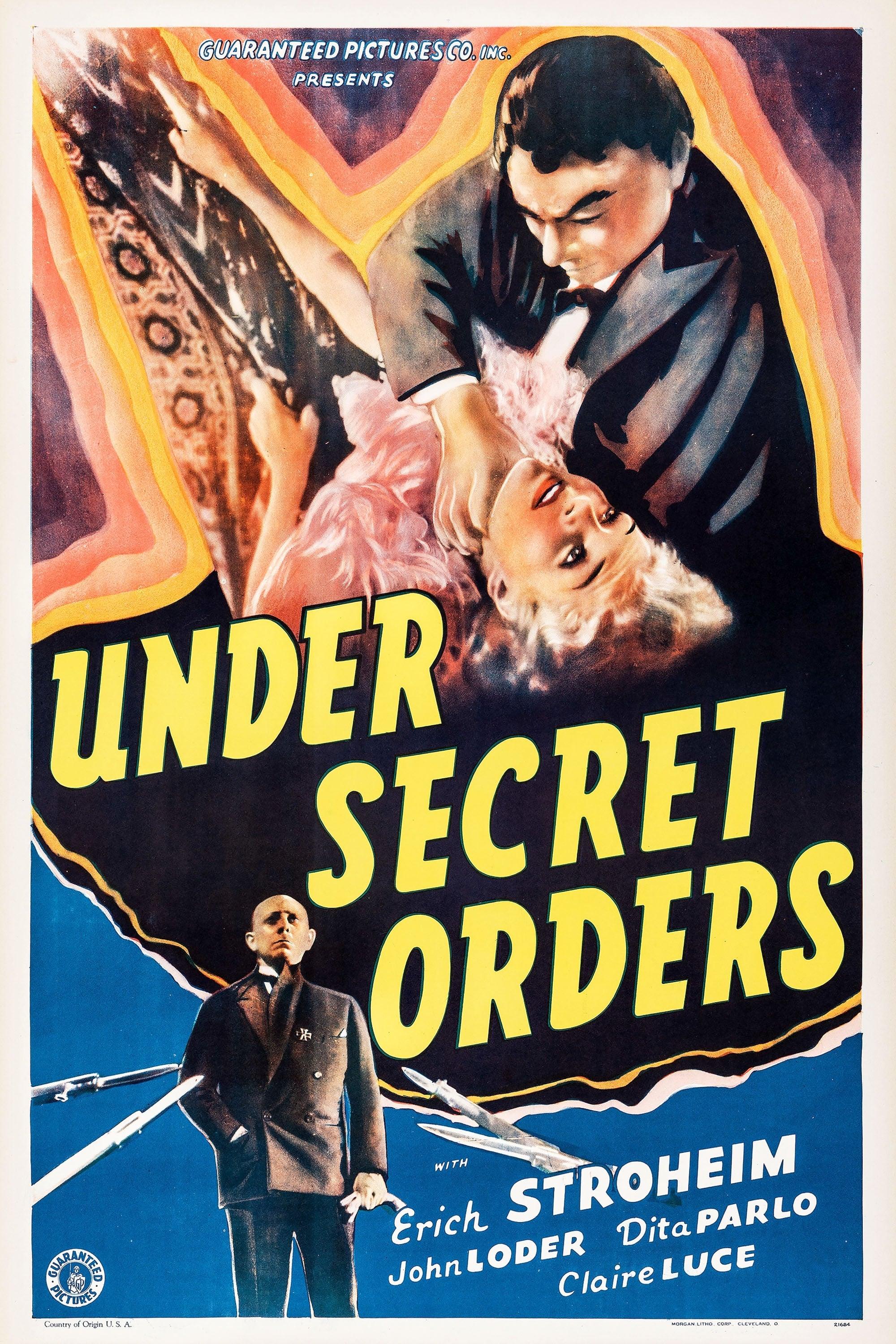 Under Secret Orders poster