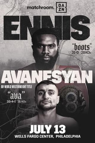 Jaron Ennis vs. David Avanesyan poster