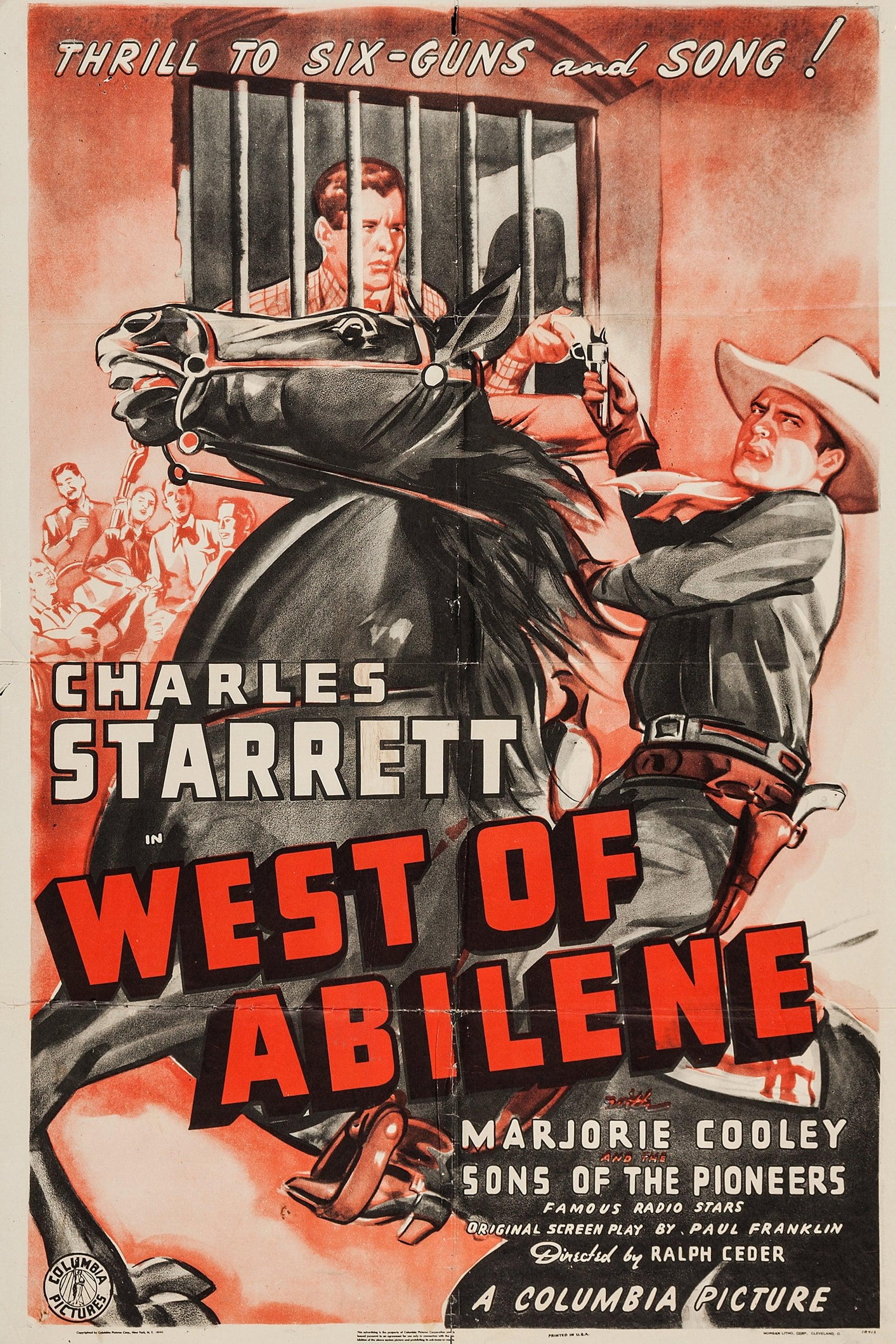 West of Abilene poster