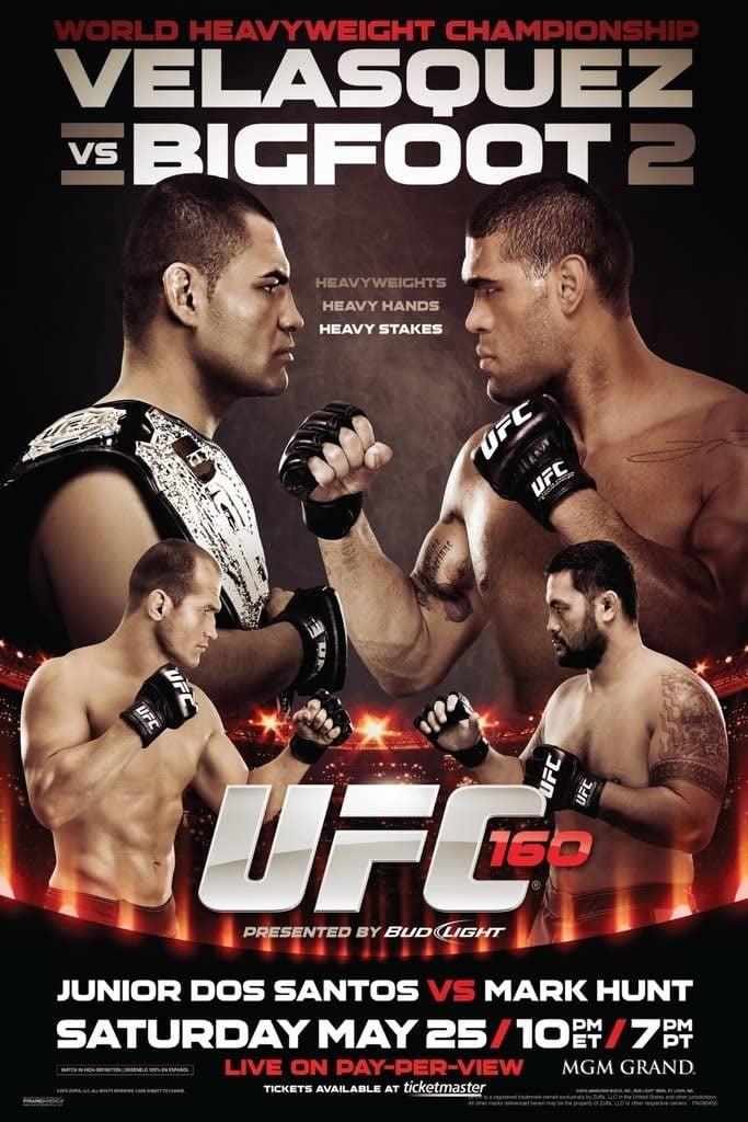 UFC 160: Velasquez vs Bigfoot 2 poster