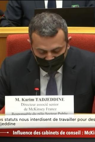 Influence des cabinets de conseil : McKinsey devant la commission d'enquête du Sénat poster