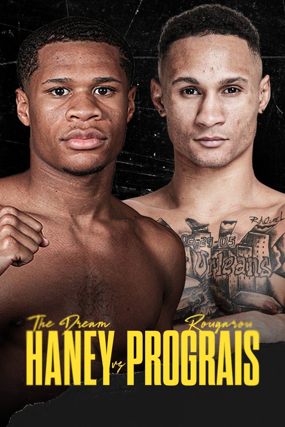 Devin Haney vs. Regis Prograis poster