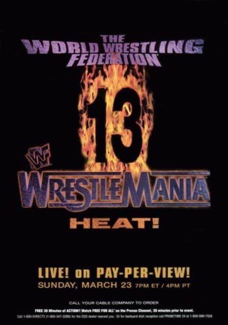WWE WrestleMania 13 poster