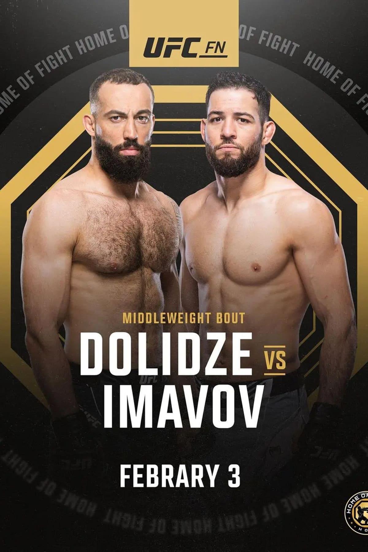 UFC Fight Night 235: Dolidze vs. Imavov poster