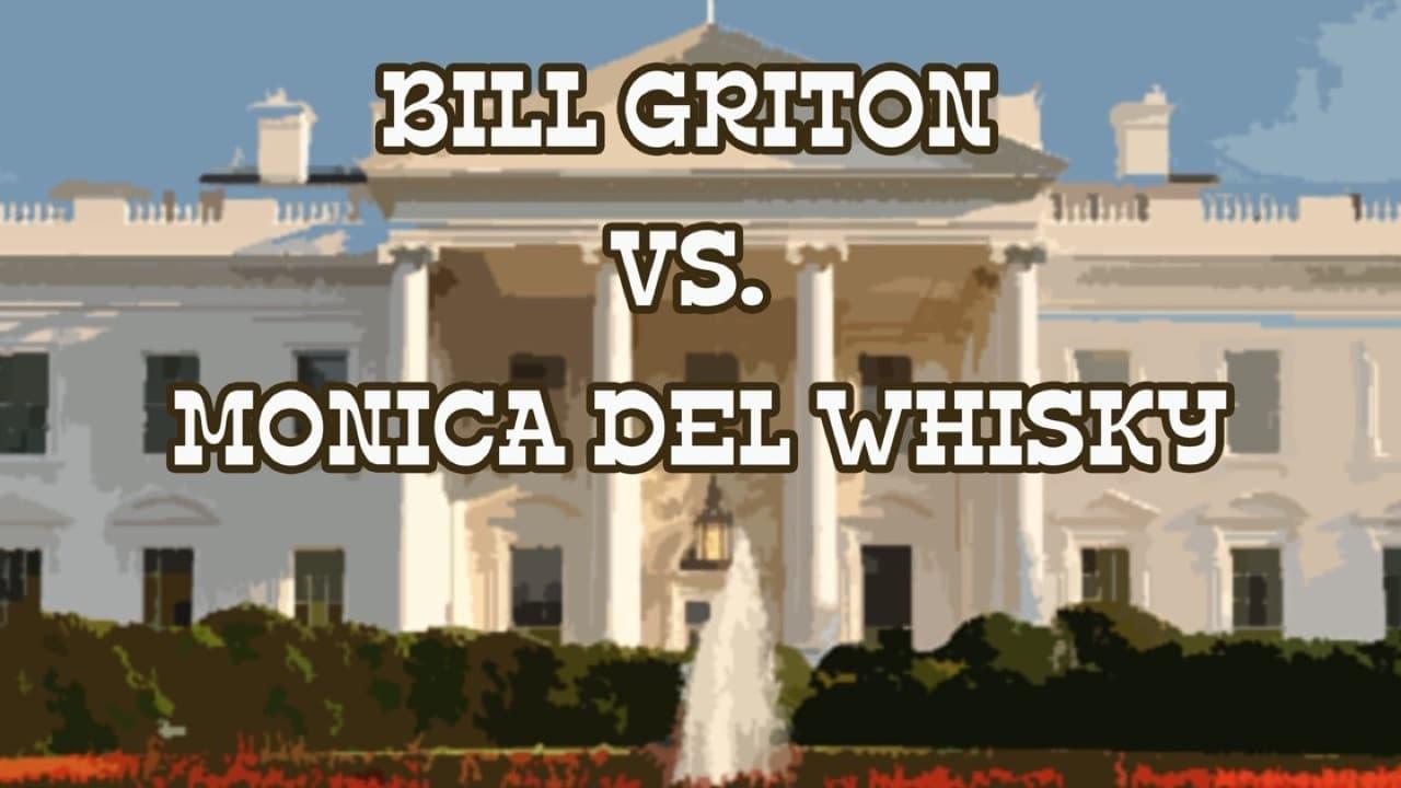 Bill Gritón vs Mónica del Whisky backdrop
