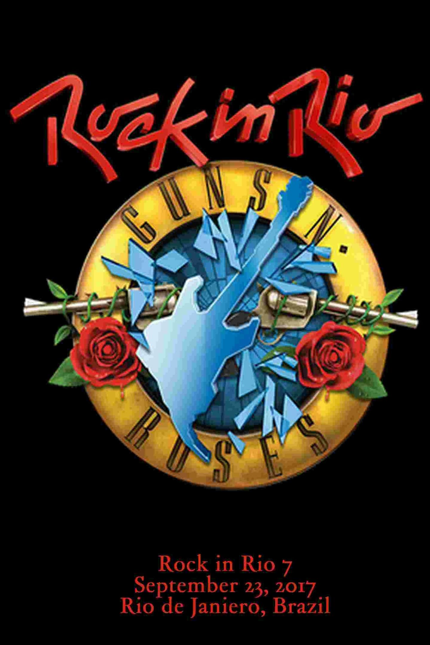 Guns N' Roses: Rock in Rio 2017 poster