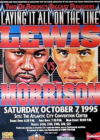 Lennox Lewis vs. Tommy Morrison poster