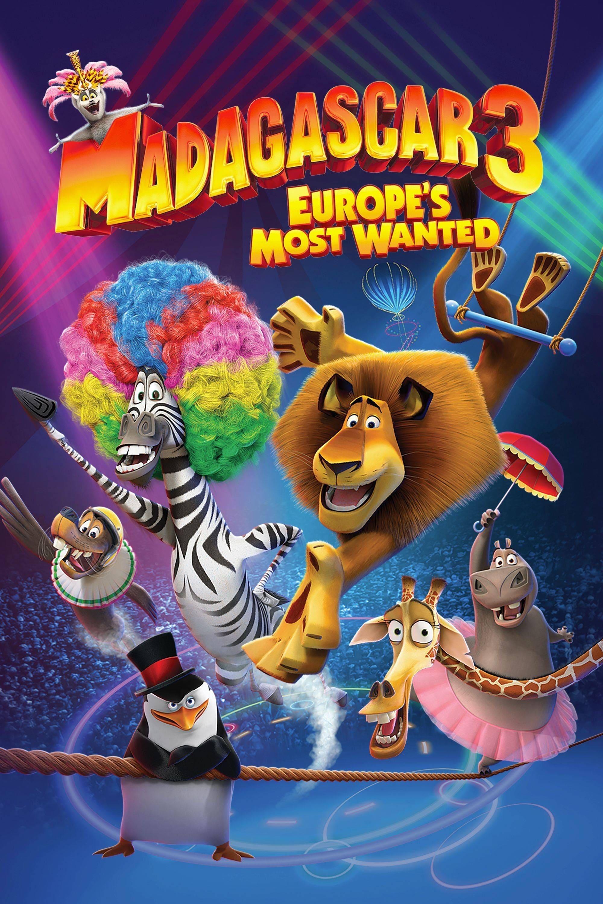 Madagascar 3: Europe's Most Wanted poster