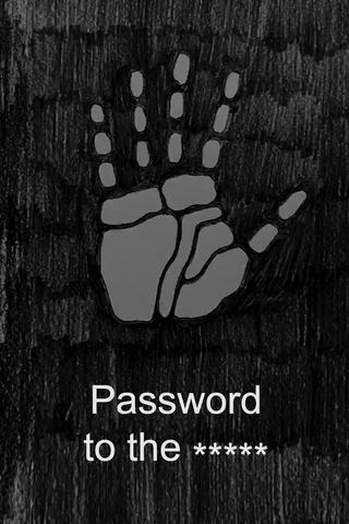 Password to the * * * * * poster