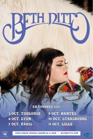 Beth Ditto à l’Aéronef de Lille le 11/10/2017 poster