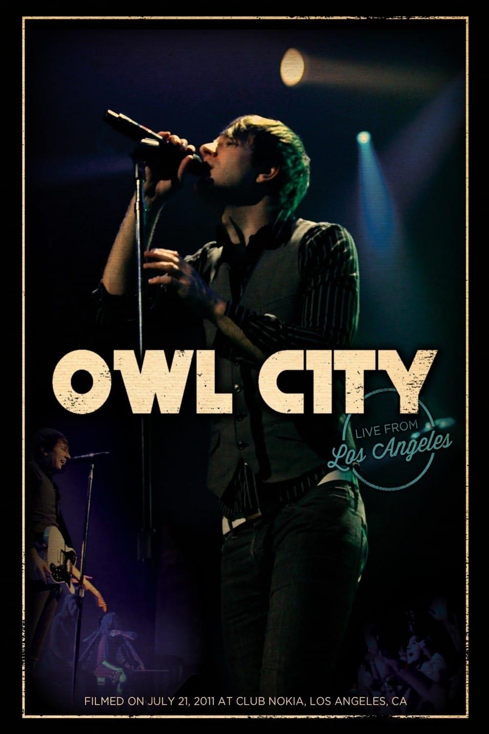 Owl City - Live from Los Angeles poster