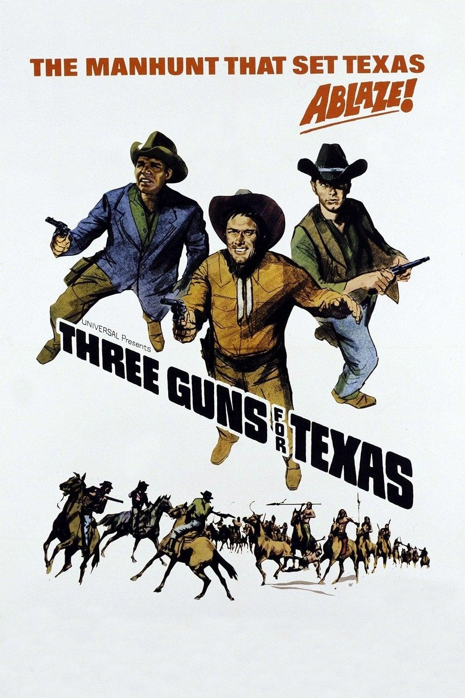 Three Guns for Texas poster