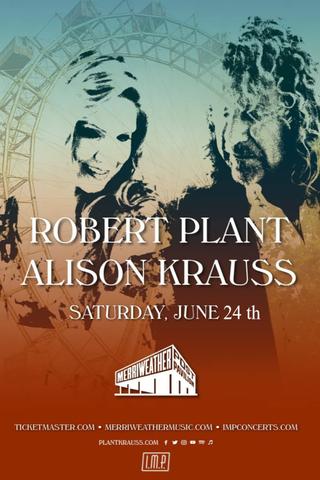Robert Plant & Alison Krauss at Glastonbury poster