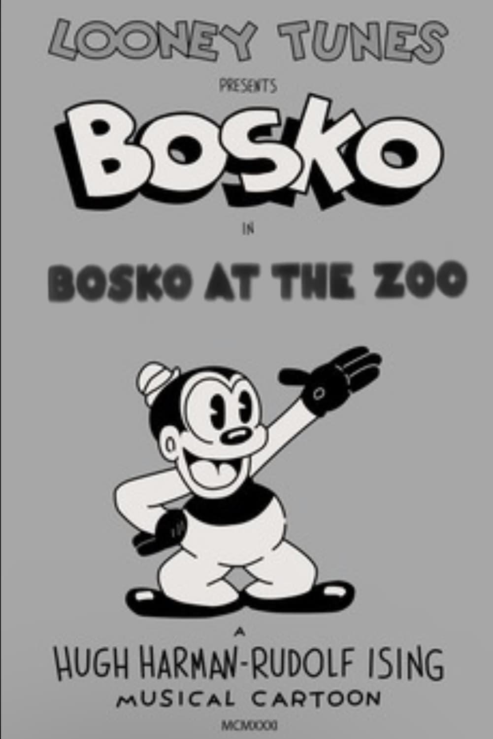 Bosko at the Zoo poster