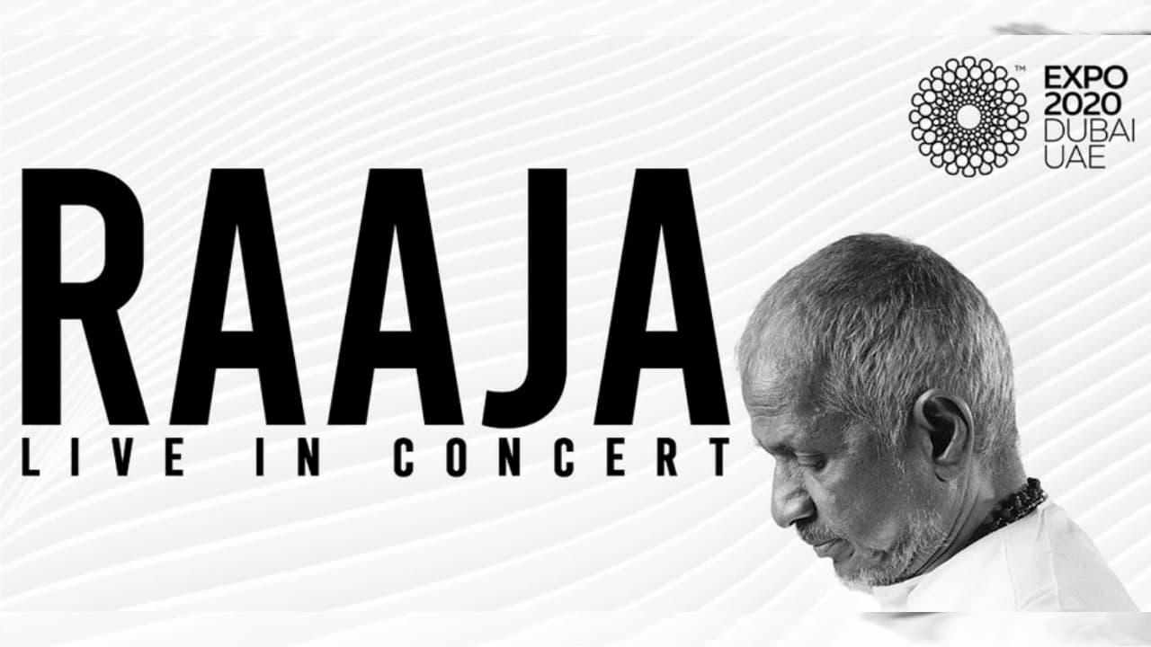 Raaja Live in Concert Expo 2020 Dubai backdrop