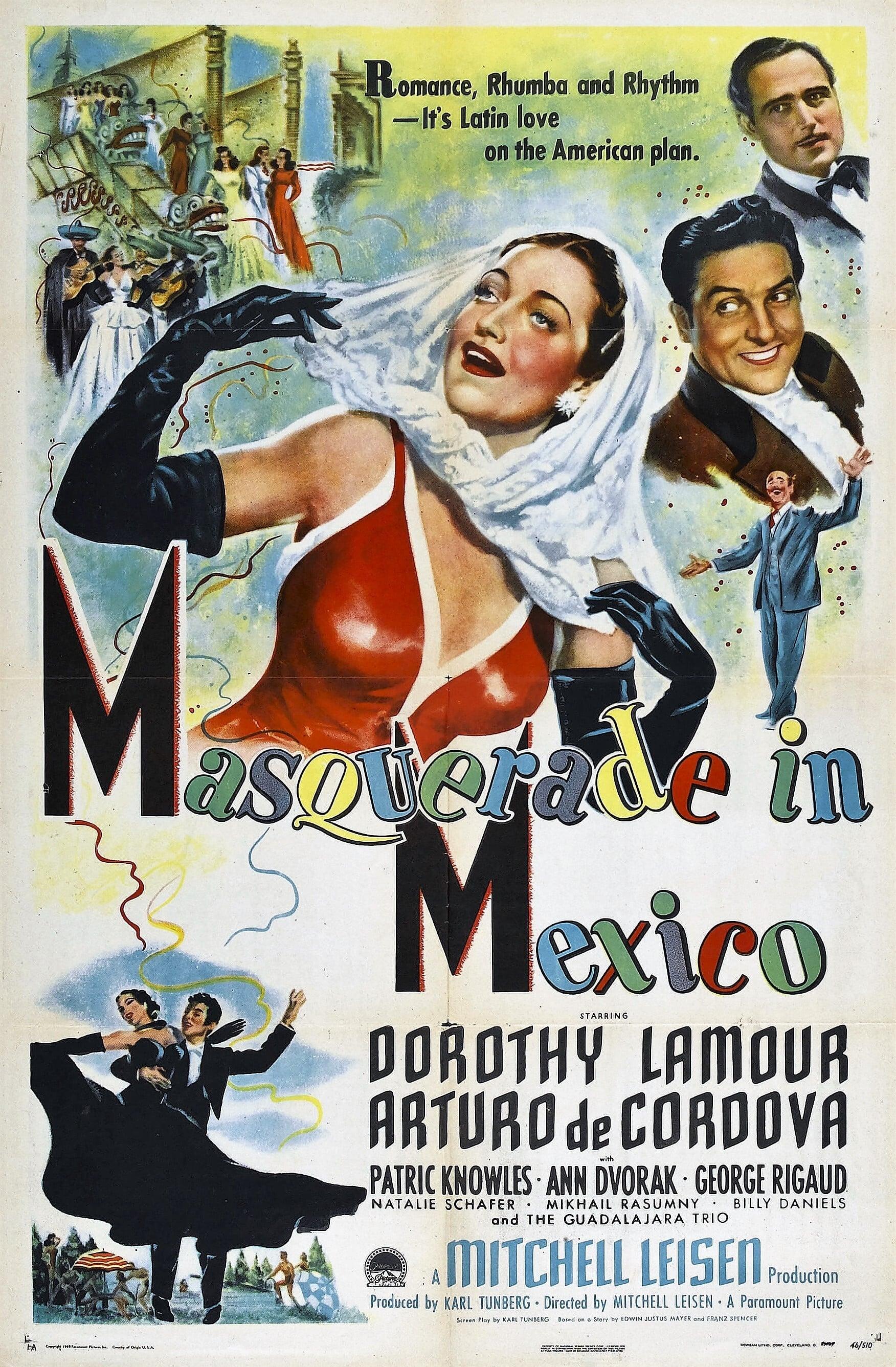 Masquerade in Mexico poster