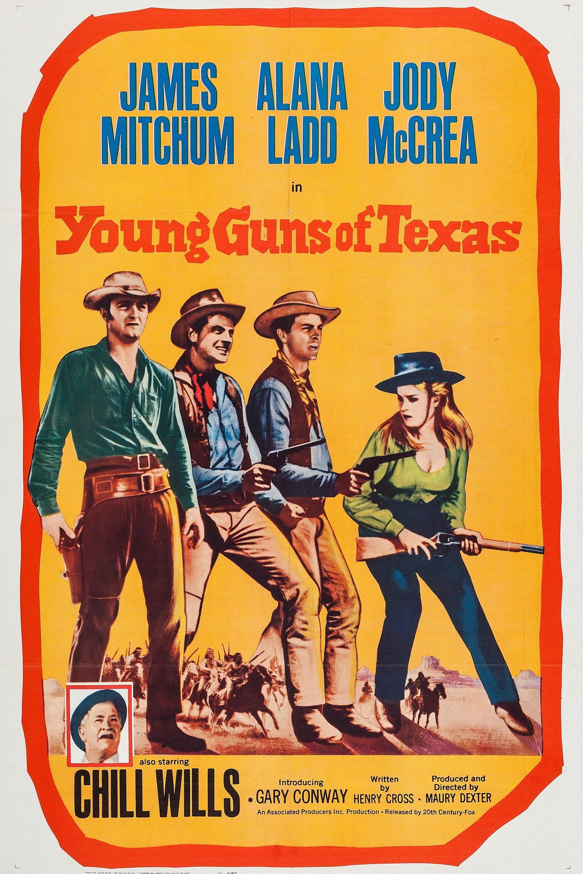 Young Guns of Texas poster
