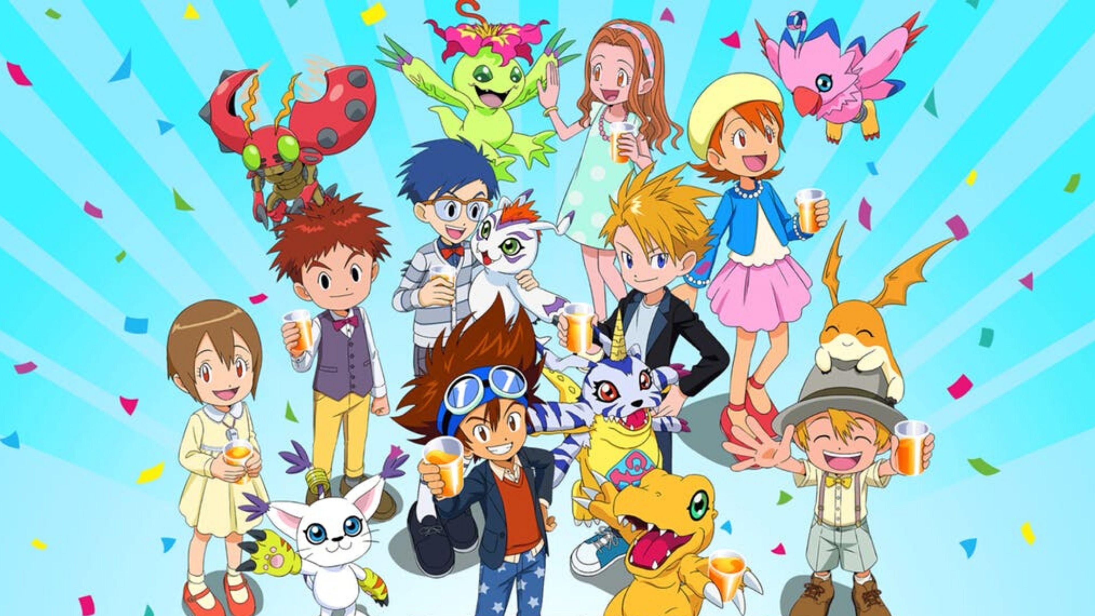 Digimon Adventure 20th Memorial Story backdrop