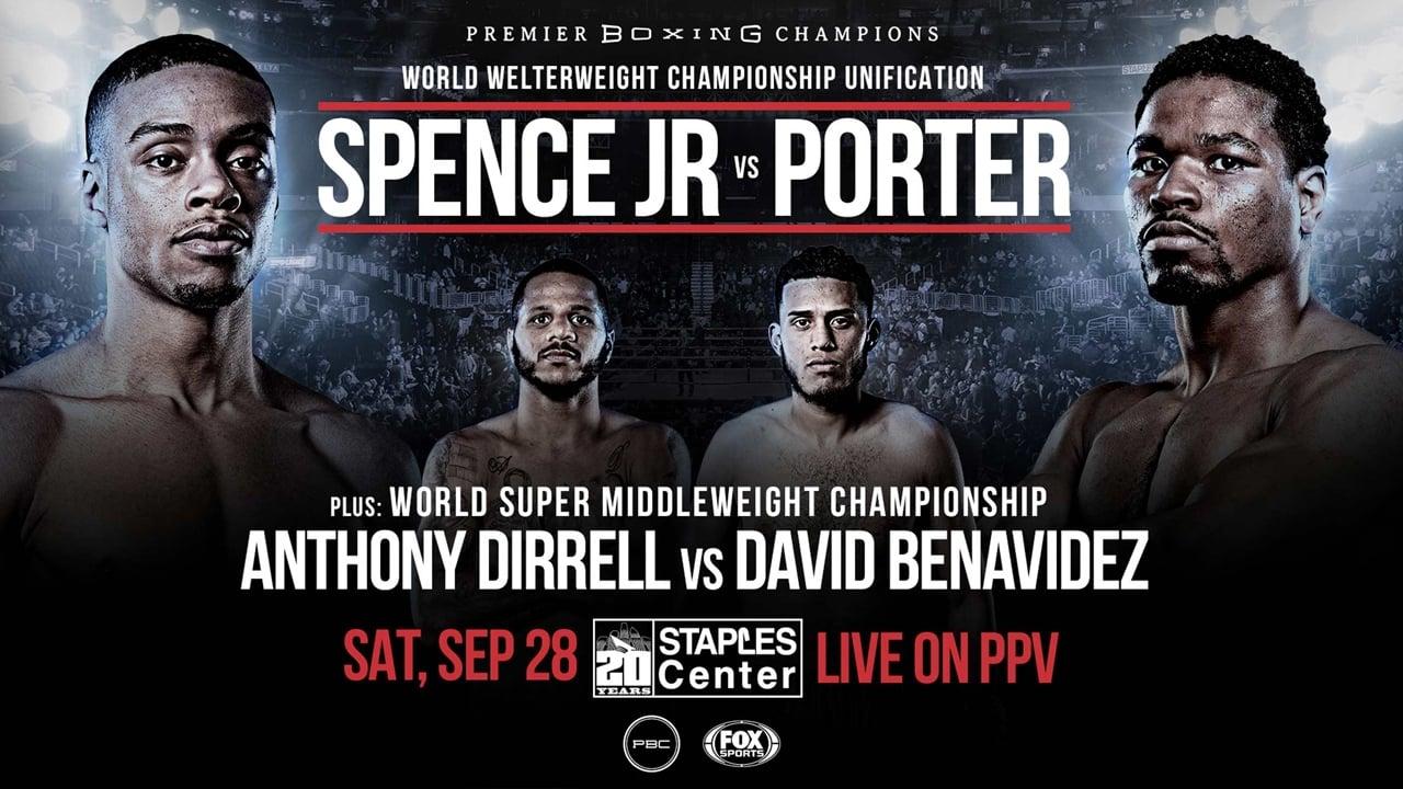 Errol Spence Jr. vs. Shawn Porter backdrop