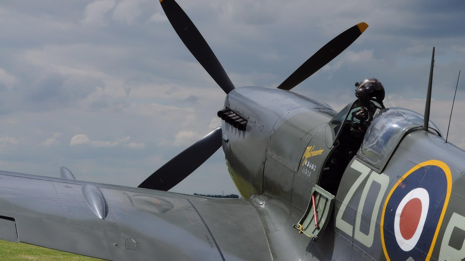 Guy Martin's Spitfire backdrop