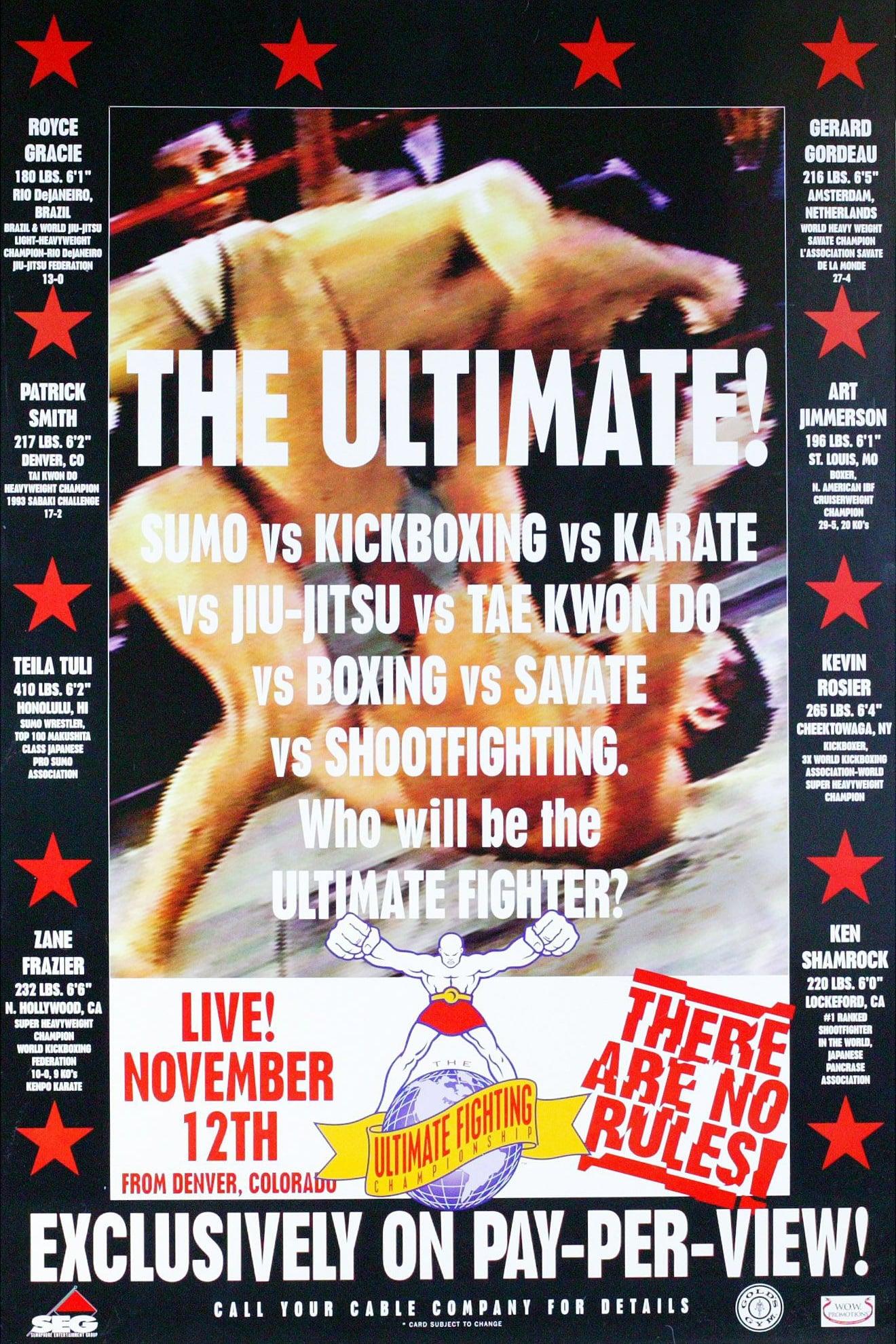 UFC 1: The Beginning poster