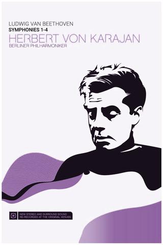 Karajan: Ludwig van Beethoven: Symphonies nos. 1-4 poster