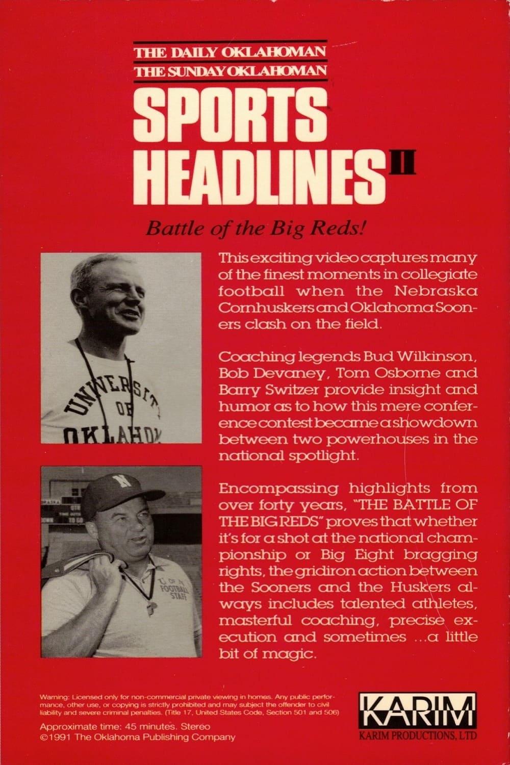 Sports Headlines II: Battle of the Big Reds poster