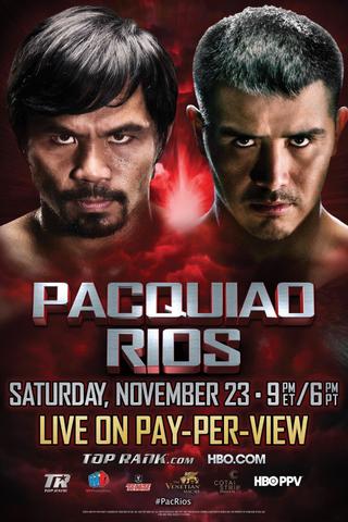 Manny Pacquiao vs. Brandon Ríos poster