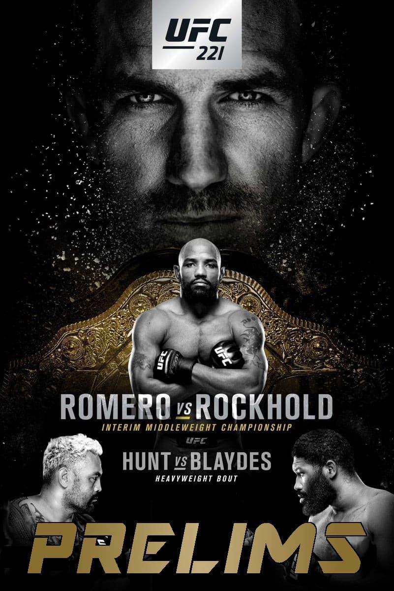 UFC 221: Romero vs. Rockhold poster