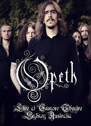 Opeth - Live in Sydney 2011 poster