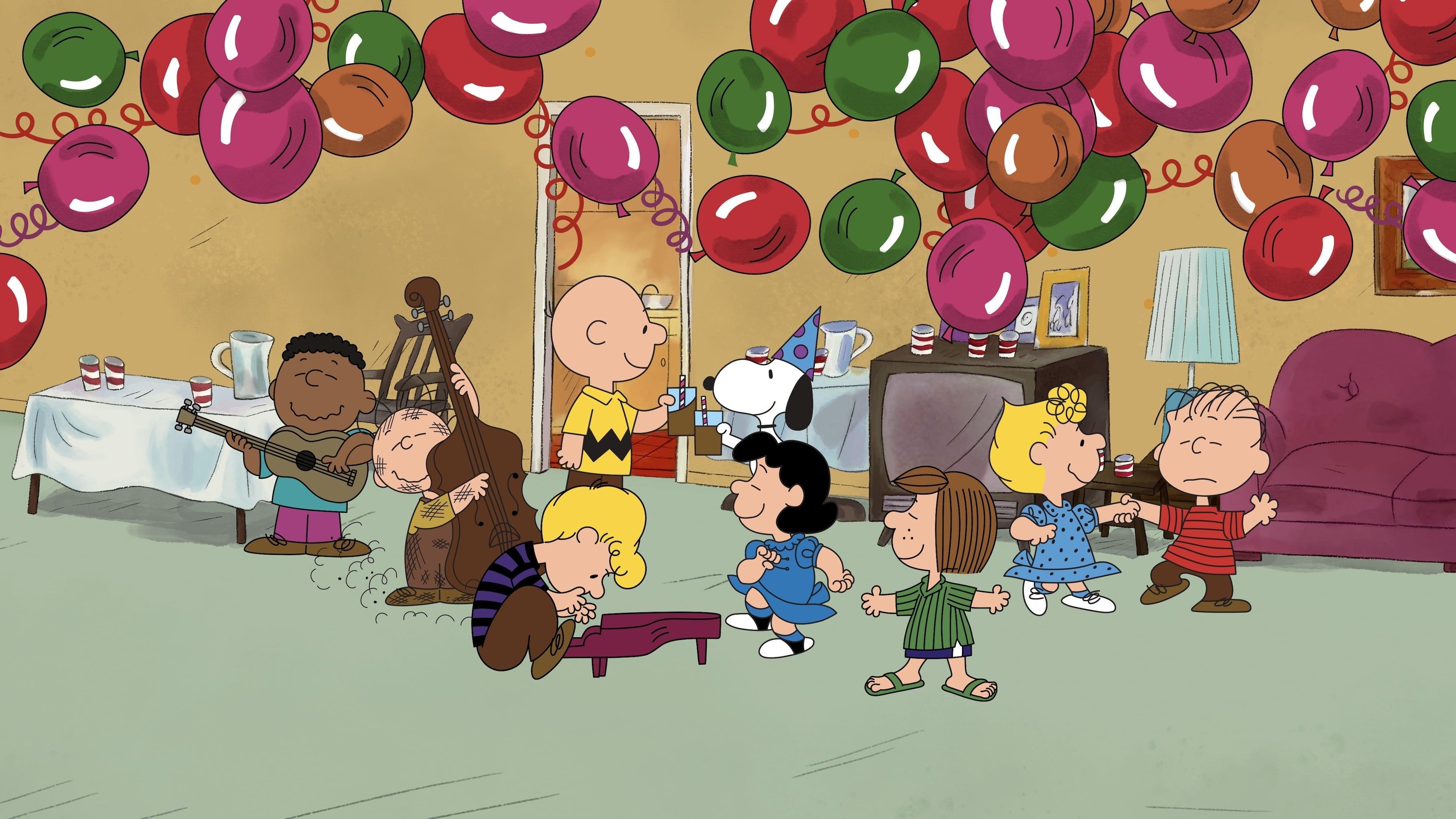 Happy New Year, Charlie Brown backdrop